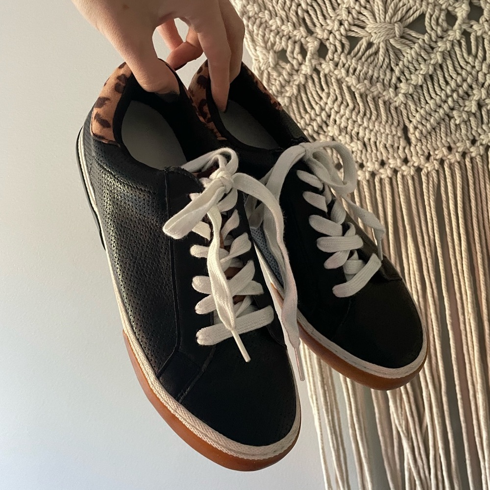 COPY - Black and White leopard print Shoes